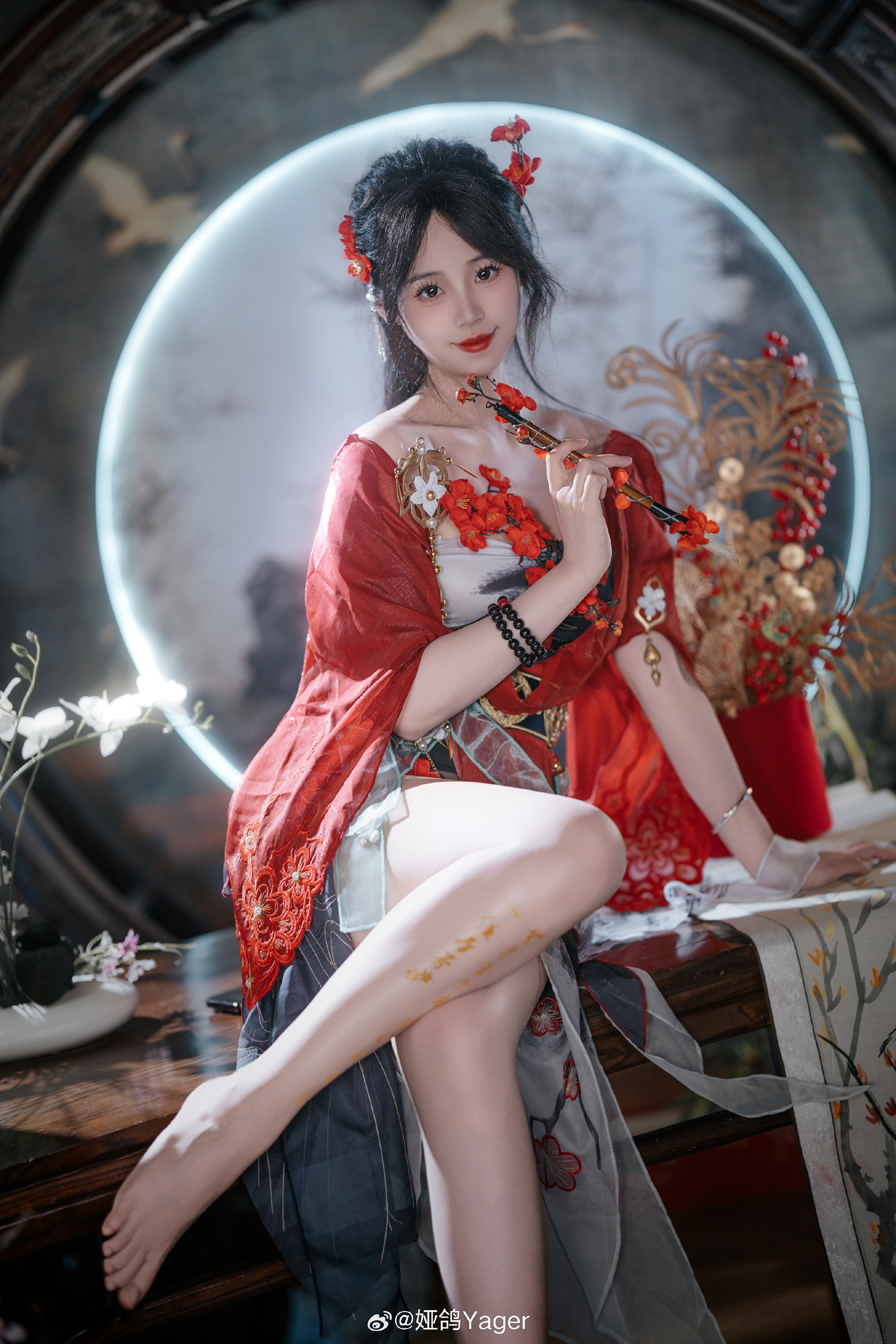 新年戒色别搞?永劫主持娅鸽晒照：一片雪白摄人心魄?