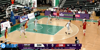 ?队长先来了！赵睿借掩护三分率先命中 为中国男篮开局！